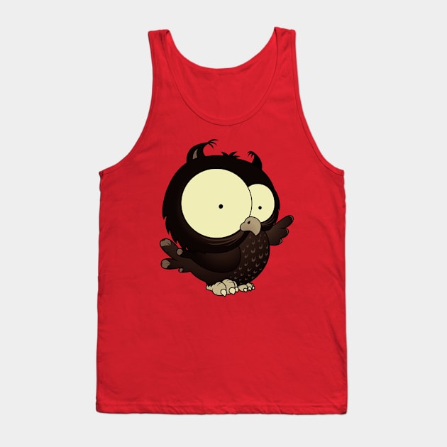 Little owl v2 Tank Top by mangulica